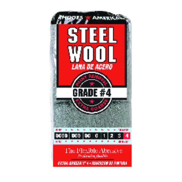 Rhodes American 4 Grade Extra Coarse Steel Wool Pad , 12PK 10121116 Zoro